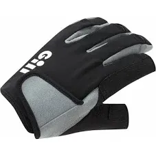 Gill Deckhand Long Finger Sailing Gloves - Black 7053