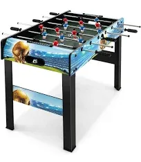 Costway 37 inch Mini Foosball Table with Score Keeper and Removable Legs