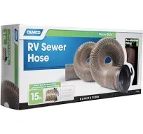 Camco 39691 HD RV Sewer Hose w/Fitting - 15&#039;