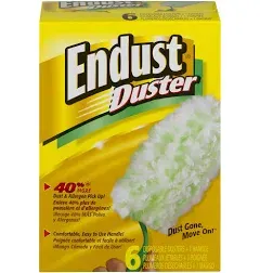 Endust Duster Handle and 6 Count Refills