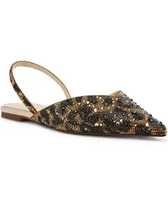 Betsey Johnson Women's Vance Leopard Slingback Flats