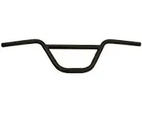 Alta 22.2mm Freestyle BMX Bike Handle Bars, Multiple Colors (Black)