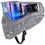 NEW HK ARMY HSTL SKULL GOGGLE &#034;CRYPT&#034; - GREY W/ ICE LENS PAINTBALL AIRSOFT