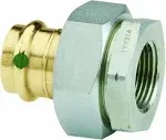 Viega 79180 ProPress Zero Lead Bronze Di-Electric Union with Female 2-Inch by 2-Inch P x Female NPT