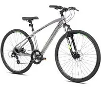 Giordano Brava Hybrid Comfort Bike Silver