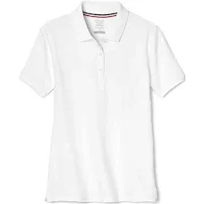 French Toast Women's Short Sleeve Stretch Pique Polo Shirt