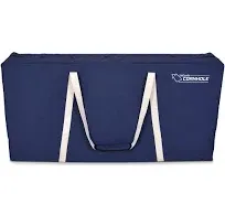 GoSports Canvas Cornhole Carrying Case - PRO Grade 4' x 2' Regulation Size - Choose Between Navy Blue, Gray and Natural Canvas Colors