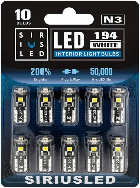 SiriusLED Extremely Bright 3030 Chipset LED Bulbs