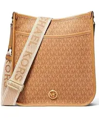 Michael Kors Luisa Large Signature Logo Messenger Crossbody Bag