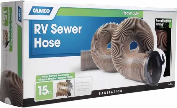 Camco 15' Heavy Duty RV Sewer Hose