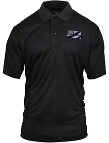 Rothco Thin Blue Line Moisture Wicking Polo