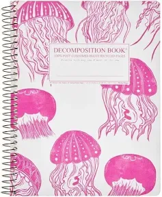 Jellyfish Decomposition Spiral Notebook