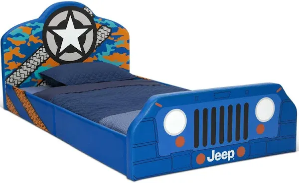 Delta Children Jeep Upholstered Twin Bed