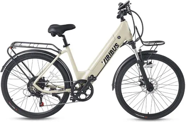 Viribus 26 inch DuoSense Electric City Bike 500w Dual Hall Sensors 7 Speed Shimano Set 48V 15Ah