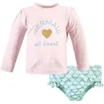 Hudson Baby Swim Rashguard Set Mermaid at Heart 3-6 Months