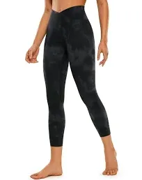 CRZ Yoga Women's Butterluxe Crossover Workout Capri Leggings