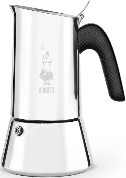 Bialetti New Venus Coffee Maker 10-Cup Stainless Steel