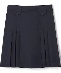 French Toast 6x Girls’ Grey Pleated School Uniform Knee Length Skirt