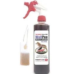 PredatorPee Original Wolf Urine 16oz Spray Bottle Combo with ScentTags