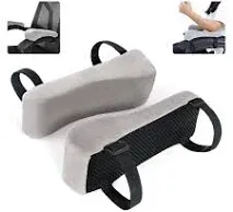 bokemar Memory Foam Arm Rest Office Chair Armrest Pads and Elevated Sloped Armrest