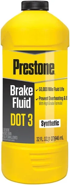 Prestone AS401 DOT 3 Synthetic Brake Fluid - 32 oz