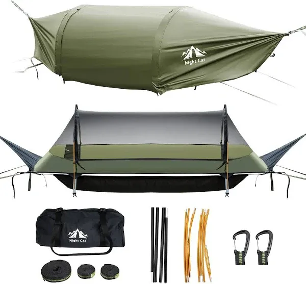 Camping Hammock Essentials, Portable Hammock with Mosquito Net for Hiking,Travel  | eBay