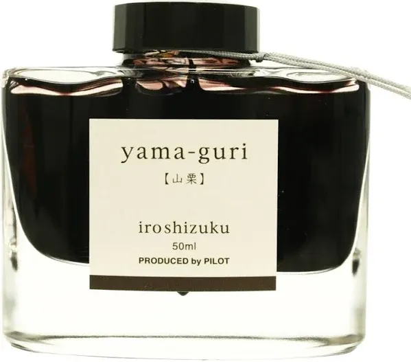 Pilot (NAMIKI) Bottled Ink &#034;Iroshizuku&#034; yama-guri / Wild Chestnut 50ml