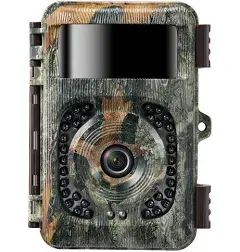 K&F Concept 4K 48MP WiFi Trail Camera, Game Camera with No Glow Night Vision Motion Activated Waterproof, 0.2s Trigger Time, 120° Wide Lens, 2.4'' LCD Hunting Camera for Wildlife Monitoring