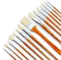 Artify 15 Pcs Professional Paint Brush Set Perfect For Oil Painting With A Free 