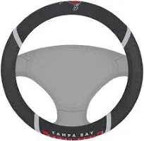 FANMATS NFL Tampa Bay Buccaneers Embroidered Steering Wheel Cover