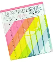 MISPRINT Fleece Tie Blanket Ruler Template