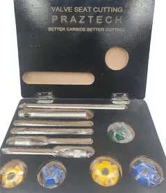 PRAZTECH Valve seat Cutter Set for 212 Predator Hemi/Non-Hemi/Clone Engines GCV/GC/Gx 196/200 Series Hondas