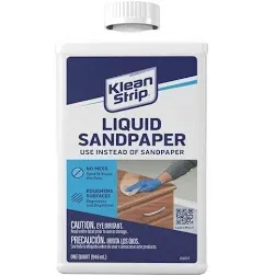 Klean Strip Liquid Sandpaper Water-Based Sander Deglosser 1 qt