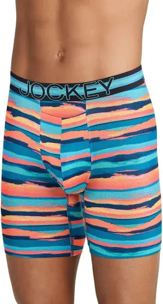 Jockey Sport Stability Pouch Microfiber 9" Long Leg Boxer Brief