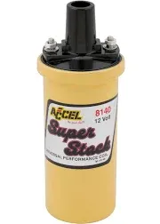 Accel Ignition Coil SuperStock Canister Round Oil-Filled Yellow 42000 V Each