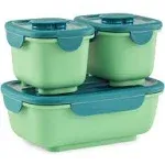 Omie OmieBox OmieGo Plant-Based Plastic Leakproof Lunch Bento Box, Food Storage Containers, Snack Container, Meal Prep, For Adults