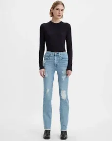 Levi's Women's 724 High Rise Straight Jeans Way Way Back / 32