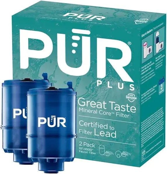 Pur Plus Faucet Mount Replacement Filter 1-Pack Genuine Pur Filter