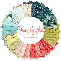 Feed My Soul 30 Fat Quarter Bundle by Sandy Gervais for Riley Blake Designs