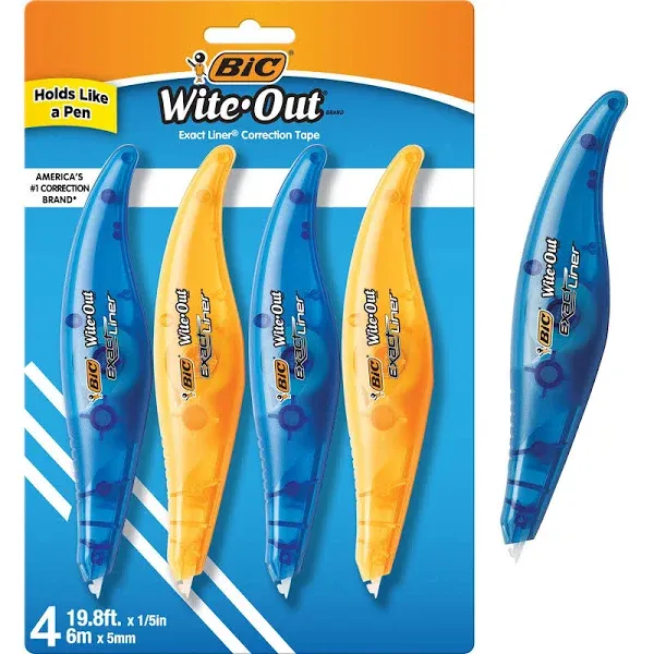 BIC Exact Liner Wite-Out Correction Tape