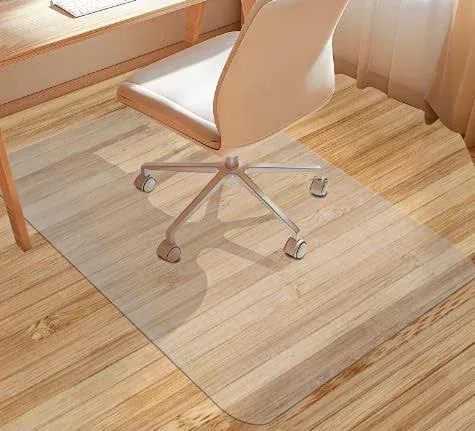 Chair Mat for Hardwood Floor, 45 X 53 Inches Desk Chair Mat for Wood and Tile Fl