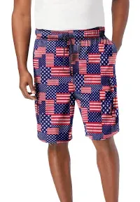 KingSize Men's Big & Tall 8" Flex Cargo Swim Trunks