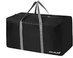 AHHUE Limited ZALALAS Travel Duffle Bag, 96L Extra Large Lightweight Holdall Bag, Foldable Duffel Bag for Men Women, Black