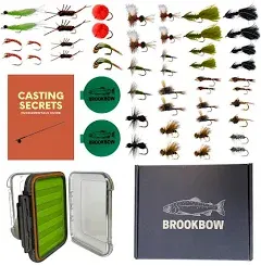 Guide’s Stash Fly Fishing Flies Kit | Assortment of 48 Hand Tied Flies for