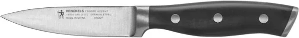 HENCKELS Forged Accent Razor-Sharp 3.5-inch Paring Knife, German Engineered Informed by 100+ Years of Mastery, Black