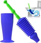 Luigi's The World's Best Toilet Plunger | The Big, Blue & Green Unblocking Machine | Heavy Duty Unblocker with Unique