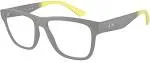 Armani Exchange AX3105 8180 Eyeglasses Men's Matte Grey Full Rim 55-17-145 | JoyLot.com