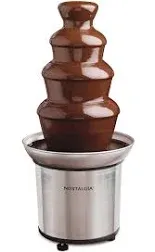 Nostalgia 4 Tier Electric Chocolate Fondue Fountain Machine for Parties - Melts