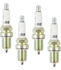 Accel Spark Plugs 0414S-4: Copper Core Spark Plugs Shorty Design - JEGS