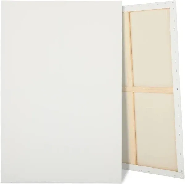 Bright Creations Stretched White Canvas Boards